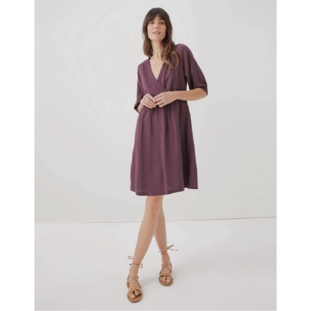 Pact Women's Purple Dress